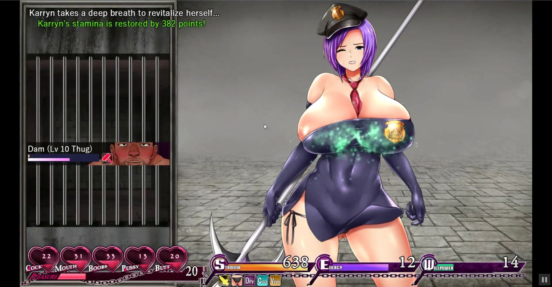 Karryn S Prison RPG Hentai Game Ep Huge Breast Massaged