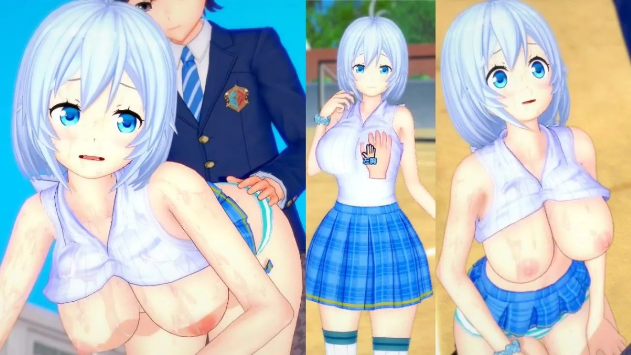 Hentai Game Koikatsu Have sex with Big tits Vtuber Siro 3DCG  