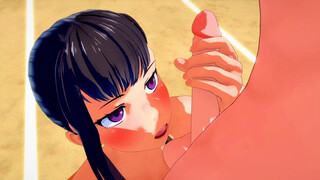 FireForce: HOT SEX WITH MAKI (3D Hentai)