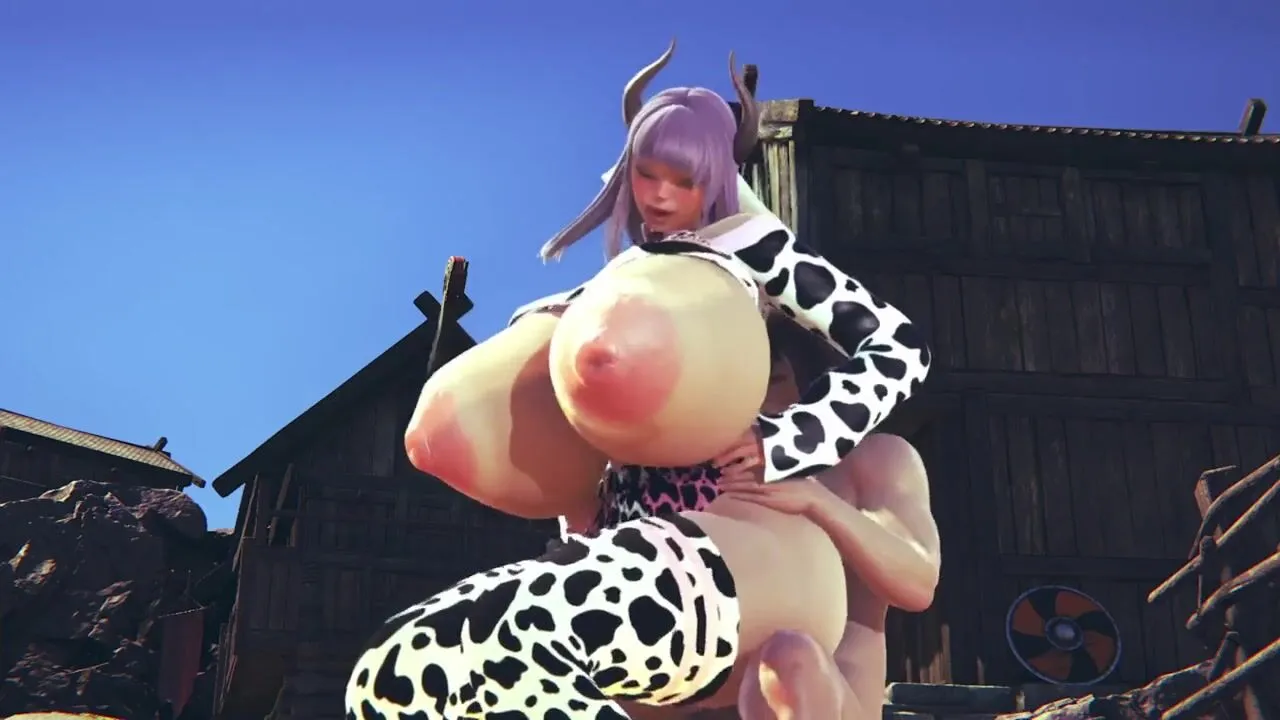 Cow Monster Girl Hentai - A farmer tending to his Cow : Monster girl Hentai