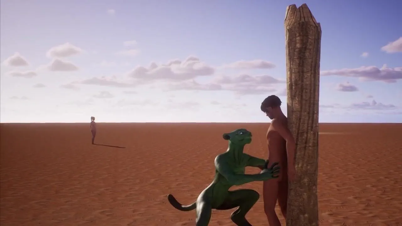 In the Arms of the Aliens: The Most Passionate 3D Alien Gay Porn Images